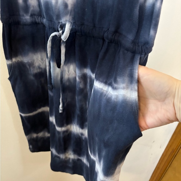 Sundry for Evereve Navy Tie Dye Tank Dress - Picture 7 of 8